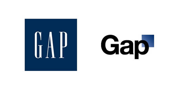 gap logo vanha ja uusi